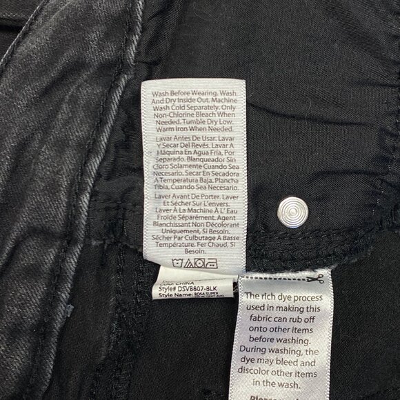 Sofia Super High Rise Rosa Curvy Distressed Ankle Button Fly Jeans 18 Stretch - Picture 13 of 13